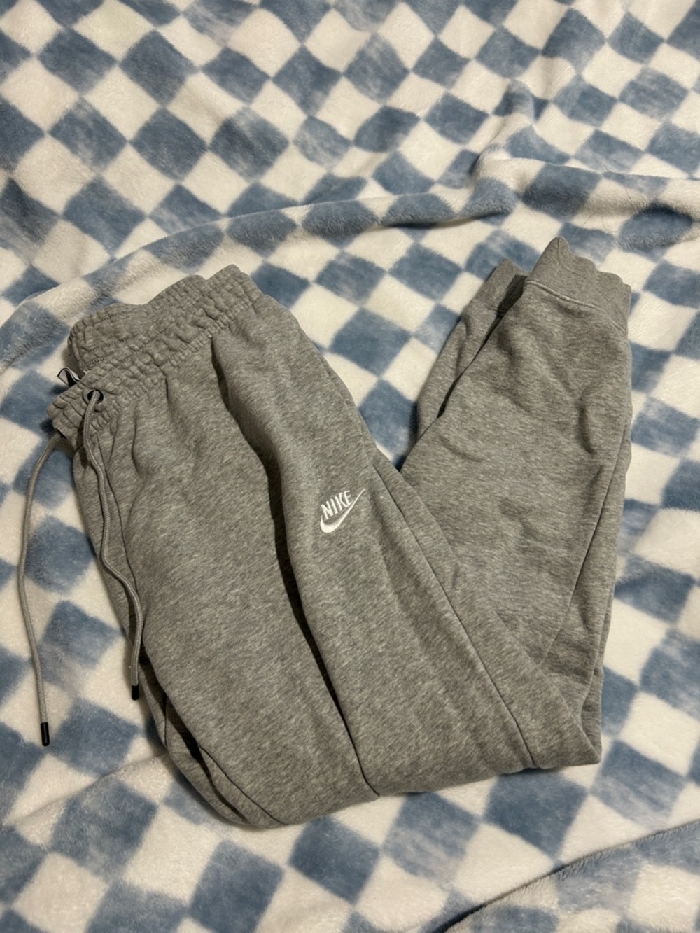 Nike Gray Logo Fleece Joggers